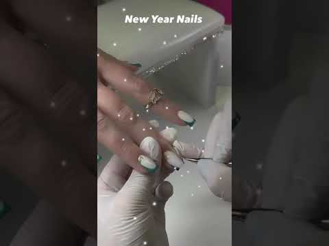 New Year Nails: Sparkle into 2025 with Style #nailart