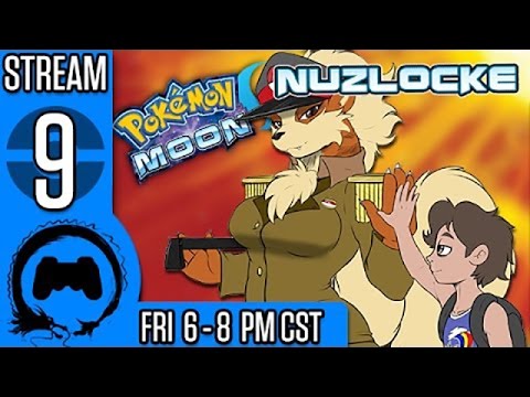 Pokemon Moon NUZLOCKE (BLIND) Part 9 - Stream Four Star