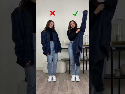 MY MOST VIRAL JACKET HACKS • Pick your fave (1-3) 😱 Daily #shorts about #fashionhacks and #fashion