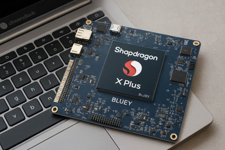 Qualcomm Snapdragon X Plus ma szansę na przyspieszenie Chromebooków w 2025 roku - Zauważono przełomową płytę ‘Bluey’ 